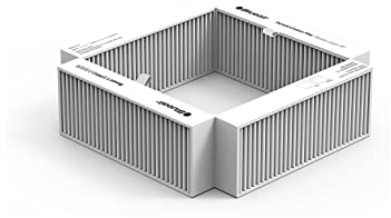 Blueair Kombifilter für Auto-Luftreiniger Kabine P2i, HEPASilent Technologie entfernt Pollen, Staub, Bakterien, Viren, Aktivkohle reduziert Rauch, VOC, Smog, Gerüche, Chemikalien