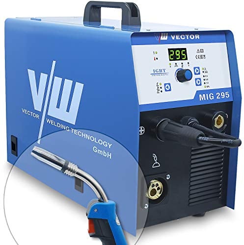Saldatrice Mig Mag - Saldatrice a filo animato - Saldatrice a gas inerte con 295 ampere e funzione di saldatura ad elettrodo con 170 amp | Automobile. Trainafilo - 400v - inverter - di Vector Welding
