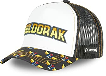 Capslab Goldorak White Black Trucker Cap - One-Size