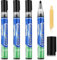 Zonon Grout Wall Pen Tile Paint Markers Grout Repair Sealer Pen for Bathrooms Kitchen Porch Patio Repair Refresh(4,Black)