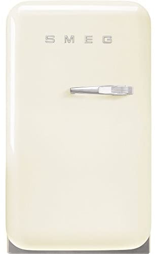 Smeg Left Hand Hinge Mini Bar FAB5LCR5 Fridge - Cream - D Rated