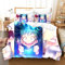 PTNQAZ Anime My Hero Academia Bettwäsche-Set für Kinder, Bettbezug-Sets mit Kissenbezügen, Cartoon-Heimtextil-Dekoration, Bettwäsche für Jungen (ohne Bettlaken) (Einzelbett)