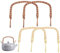 PH PandaHall 4pcs 2 Couleur Poignée de Théière en Rotin, Remplacement de Poignée de Théière Poignée de Bouilloire Pliable pour L'été Pot en Céramique Pots à Thé en Poterie Théière Japonaise à Fil 13cm