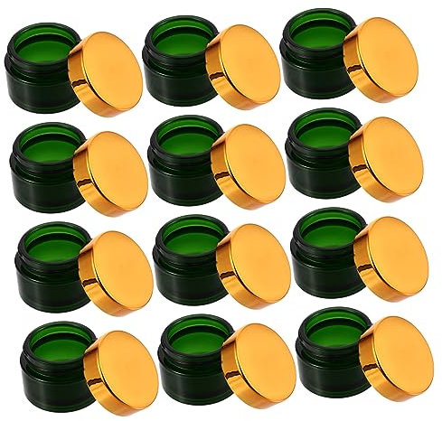 Milisten 12stücke Nachfüllbare Kosmetikbehälter Creme Dosen Für Gesichtspflege Tragbar Und Wiederverwendbar Für Reisen Badezimmer Und Vorratskammer