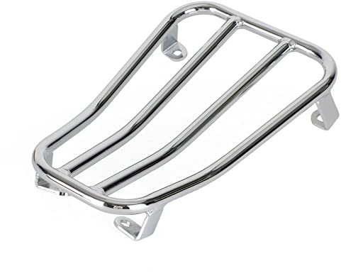 Artudatech Motorrad Gepäckträger Mitte Durchstieg verchromt für Vespa GT,GTL,GTV,GTS,125,200,250,300