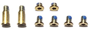 ICTION New Bottom case Screws For Macbook 12 A1534 Bottom Case Screw Screws Set 2015 2016 2017 Year (Gold)