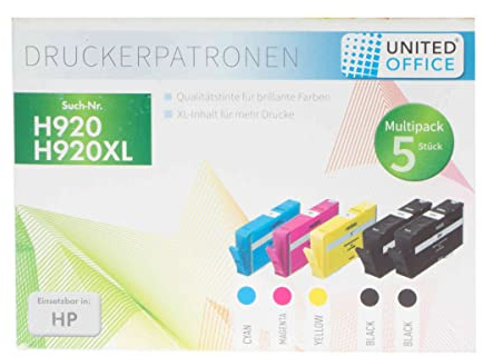 United Office Druckerpatronen H920 H920XL Kompatibel Mit HP