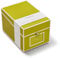 Semikolon 370080 CD- und Fotobox - 17,7 x 15,7 x 25,6 cm - für 10 x 15 cm Fotos - Cover matcha hell-grün