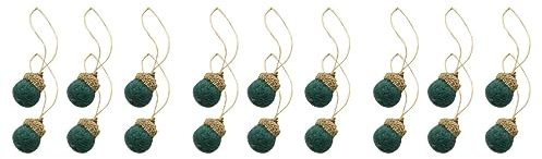 TOYANDONA 3stücke Teiliges Charm- Wollfilz in Tannenzapfen-Form Grün Dekoration Für Zuhause Schule Hotel Und Geschäfte Für Hochzeiten Und Partys