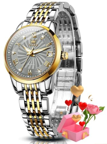 OLEVS Herrenuhren mit Lederarmband, Klassische Luxus-Armbanduhr für Männer, wasserdicht, elegant, analog, lässig, minimalistisch, einfache Armbanduhr für Männer