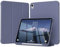 GKABXY Hülle für iPad (A16) 11 Generation 11 Zoll 2025, iPad 10. Generation 10.9 Zoll 2022 mit Stifthalter, Stoßfeste Schutzhülle, Smart Case Auto Schlafen/Wachen Tablet Cover, Violett