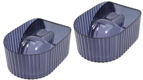 HAPINARY 2piezas Tazón De Manicura Para Remoción De Esmalte Herramienta De Spa Para Manicura Casa y Salón Diseño Ergonómico y Duradero Para Tratamientos De Uñas y Ablandamiento De