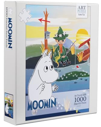 Barbo Toys - Moomin Kunstpuzzle 1000 Teile Brücke Puzzle für Erwachsene | Fördert Konzentration | Trainiert logisches Denken | Hochwertige Verarbeitung | Liebevolle Illustration | Fördert Feinmotorik