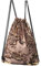 JEWEDECO Glitzernder Drawstring-Rucksack Aus Pailletten Für Damen Eleganter Goldton Für Freizeit Und Sport Mit Zusätzlicher Innentasche Und Strapazierfähigem Kordelzug