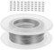 Zerodeko 1 Set Wire Rope for Picture Hanging DIY Fishing Line Wall Decorations and Lightweight Clothes Line with Wire Rope Sleeves Convenient Storage and Easy Installation