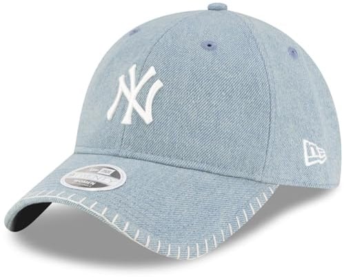 New Era WMNS 9TWENTY NEYYAN PAB Damen-Caps, Denim-Nähte, Pastellblau, OSFM