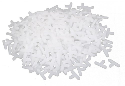 sourcing map 500stk Wand Boden keramisch Kunststoff Abstandhalter Fliesen Werkzeuge 5mm weiß DE de