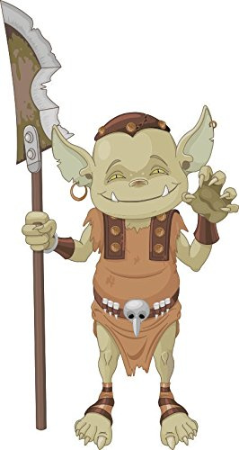 U24 Aufkleber Goblin Ork Zwerg Autoaufkleber Sticker Konturschnitt