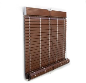 JARDIN202 - Persiana PVC Nogal Oscuro | 97 x 105 cm -