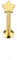 Paula & Fritz® UNIVERSAL Stud Labret Monroe Cartilage Gold roségold schwarz Silber Spitze Stern Edelstahl Chirurgenstahl 316L LSI27-1608_GD