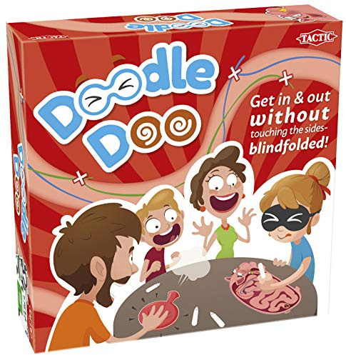 Tactic 55801 Games Doodle DOO | Labyrinth, Poo-Finden müssen Familien-Brettspiel | freches Kinderspiel | lustige Kinder | tolles Kinderparty einfach zu Spielen | ab 6 Jahren, Mehrfarbig