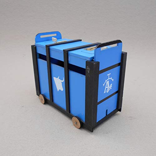 Cajón de Toros para Niños XL - Reproducción Artesanal en Madera MDF - Hecho y Pintado a Mano - Ideal para Festejos Populares y Juego Taurino - AMBIENTS ARTESANAL