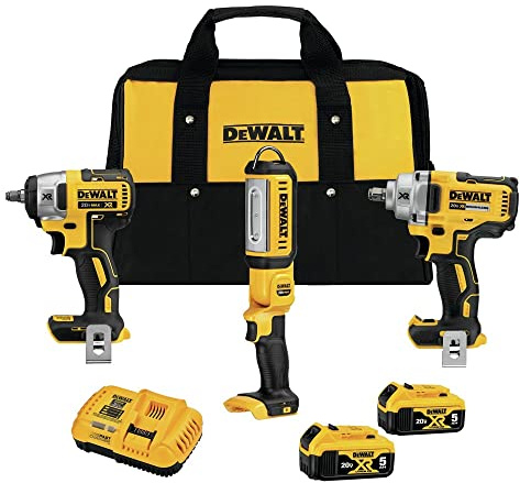 DEWALT DCK302P2 20V MAX* XR® 3-Tool Automotive Combo Kit