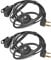 HYSHIKRA Walkie Talkie Earpiece with Mic Headset Compatible with Baofeng UV5R 888S UV-82HP Kenwood 2 Way Radio for Security Bodyguard Outdoor (D Shape, 2 Pack)