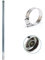 LoRa Helium Miner Outdoor 868 MHz 915 MHz 55CM Antenne mit Hoop N Stecker Antenne Fiberglas Wasserdicht Long Range 5dBi TX900-BLG-55 für Router Hotspot Mining Hotspot Lorawan
