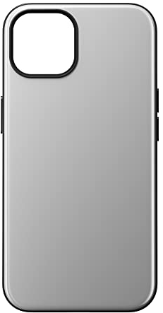 NOMAD Sport Case für iPhone 13 | Hülle mit MagSafe und TPE-Bumper | NFC integriert für Digitale Visitenkarten | aus Polycarbonat | grau