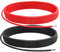 12AWG 3.4 mm² Silikondraht Elektrisches Kabel 5m - (2.5m Rot + 2.5m Schwarz) 12 Gauge 680 Litzen 0.08mm Verzinnten Kupferadern Flexibel und Weich für Arduino-Projekte/RC-Autos/Boote