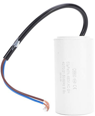 Condensateur CBB60, 450V 50uF 50/60HZ Condensateur de Démarrage, Condensateur de Moteur, Condensateur microfarad avec câble, pour d'équipements de moteur, démarrer le moteur pour Pompe Piscine
