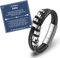 CheersLife Mutter Sohn Geschenk Armband Herren Geschenk für Sohn Lederarmband Herren