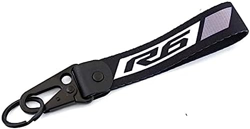 NOLLAM Schlüsselanhänger mit Motorrad-Stickerei passt für R1 R6 YZF R1 R6 YZFR1 YZFR6