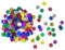 Oblique Unique® Smiley Konfetti Set Bunt Tischdeko Kinder Geburtstag Party Fasching Motto Party Basteln