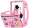 nincyee Funda para tablet infantil Huawei MatePad Pro de 12.6 pulgadas 2021, Eva resistente a los golpes con soporte plegable, funda de dibujos animados de oso bebé con correa para el hombro para
