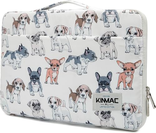 Kinmac 360° Protective Water Resistant Laptop Sleeve case Bag with Handle (Gogs, 15 inch-15.6 inch)