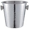 Buckingham Stainless Steel Champagne/Wine Bottle Bucket 4.8 L / 21.5 cm (Hammered Effect)
