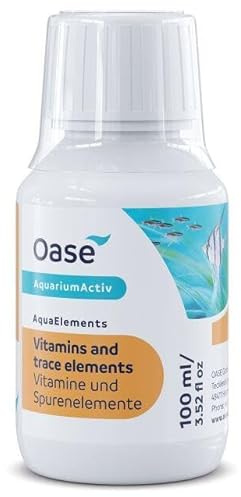 Oase AquaElements Vitamine+Spurenelem. 100 ml - für Vitale Fische und gesunde Pflanzen, gegen Mangelerscheinungen