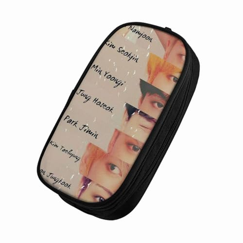 Otsyunc Tvgvxvhbkw Rklmvqbvjksj Federmäppchen Große Kapazität Federtaschen [Design-0572] Mäppchen mit Reißverschluss Make-up Tasche
