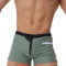 L-Peach Maillot de bain pour homme Boxer Natation Plage Mer Piscine Sport Slip Short, Bleu marine A1, M