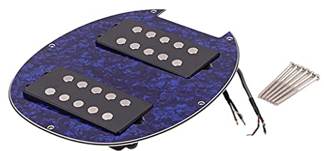 Kits de pastilla de guitarra eléctrica, 5 cuerdas, bajo y pastilla de repuesto