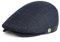 Superora Herren Schiebermütze Barett Cap Baumwolle Unisex Mütze 1920 Stil Herren-Schiebermütze Winter Warme Flat Cap mit Karomuster Baumwollmützen
