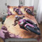 AAPZY Motorrad Bettbezüge Mikrofaser Angenehme Bettwäsche 2 teilig - Weich & Bügelfrei Bettbezüge Mit Reißverschluss - Bettdeckenbezug Set Mit Kissenbezüge Single (135x200cm)