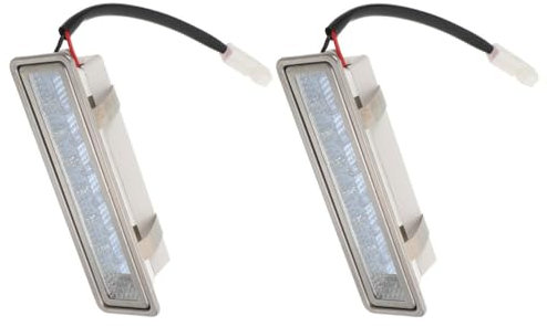 Veemoon 2 Pièces ampoule de hotte Ampoule LED chaude lumières de hotte chaud lumières cuisine boîtier d'éclairage cuisine halogène Un verre blanche