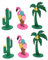 Yardwe 3Sätze Filz Flamingo Und Kaktus Desktop Dekoration Teiliges Für Lebendige Tischgestaltung Für Kinderzimmer Und Büro Langlebiges Material Farbenfrohe
