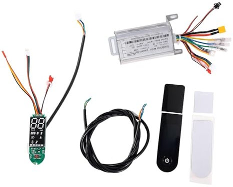 KMGDM Juego de controlador eléctrico sin escobillas de 36 V y 350 W, apto para scooters, viajeros con ajuste de velocidad y luces
