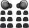 6 Pairs Ear Tips for Galaxy Buds Pro - Replacement Earbuds Caps - Silicone Ear Tips for SM-R190 - Non-Slip Noise-Isolating Earplugs - 3 Sizes S/M/L (Black)