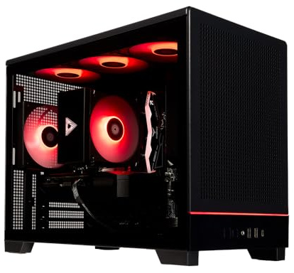 STORMCRAFT PC Gamer Viper AI Gaming PC,Intel i7 14700F 5.4GHz, GeForce RTX 5060,32GB DDR5 RGB RAM 6000MHz,1TB NVMe SSD, B760 Chipset,650W Gold PSSU,WiFi,Bluetooth,Win 11 Home Prebuilt Tower Computer