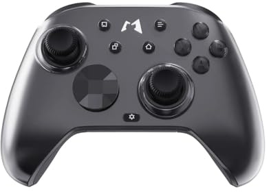 GameSwap MOBAPAD Huben 2 Wireless Gaming Controller - Capacitive Joysticks, 1000Hz Polling Rate, Hall Effect & Mechanical Triggers, Microswitch Buttons, HD Rumble for Switch, PC, Android, iOS (Black)